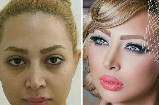عکس قبل آرایش