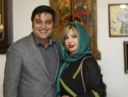 عکس نیوشا ضیغمی قبل از جراحی بینی