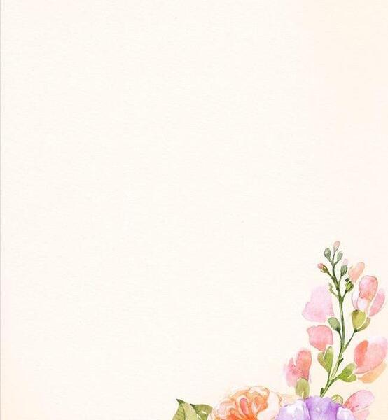 عکس ساده گلدار