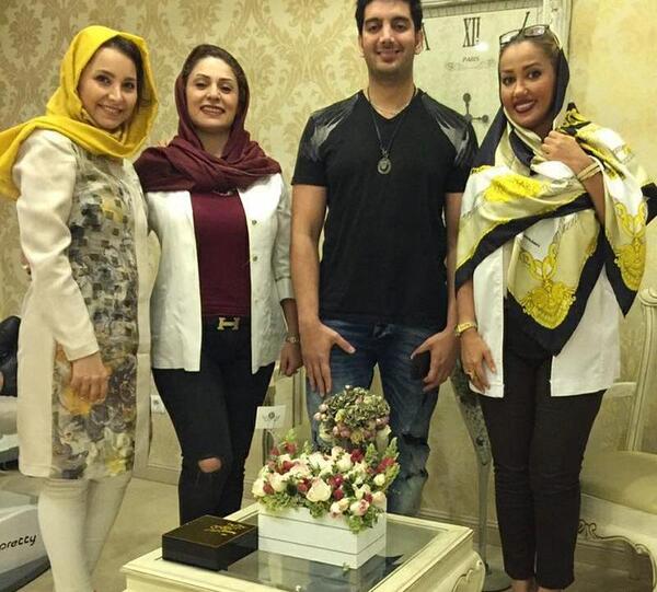 عکس همسر خواننده فرزاد فرزین