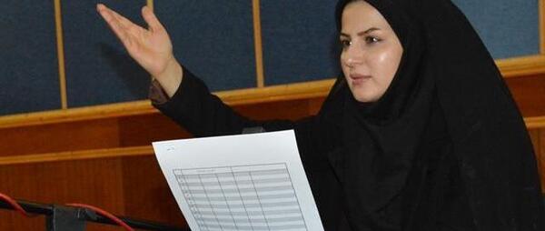 عکس همسر آرزو خانی مجری شبکه ایلام