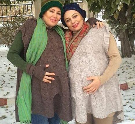عکس بارداری پوشیده