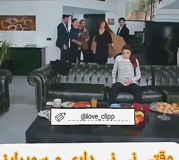 عکس بارداری حیات در سریال عشق حرف حالیش نمیشه