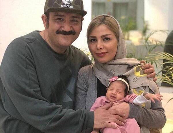 عکس بارداری همسر غفوریان