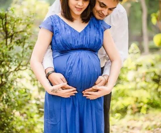 عکس بارداری همسر غفوریان