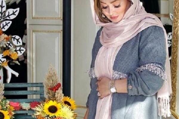عکس بارداری همسر غفوریان