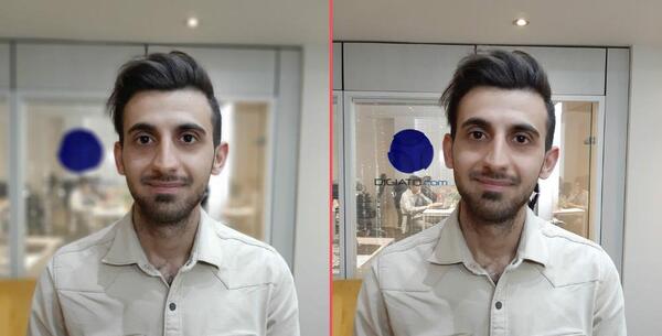 عکس پرتره با گوشی