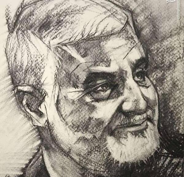 عکس پرتره سردار سلیمانی