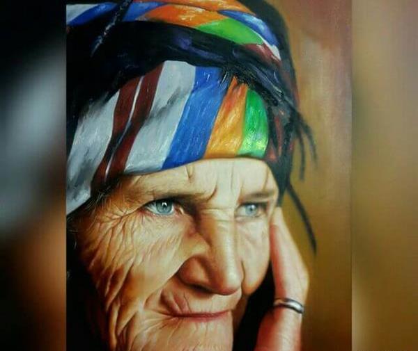 عکس نقاشی پرتره