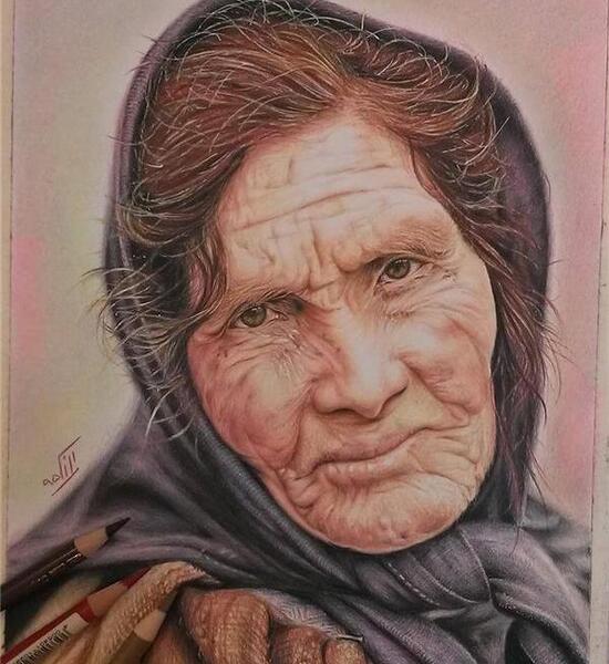 عکس نقاشی پرتره