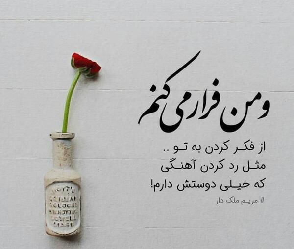 عکس نوشته های مریم ملک دار