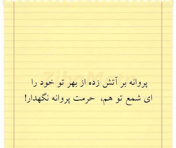 عکس نوشته های پروانه