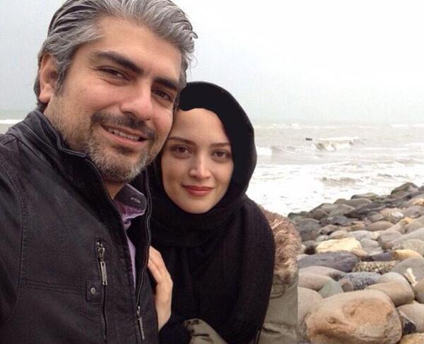 عکس نوشته فاطمه روی ساحل