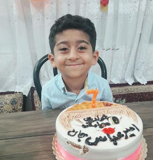 عکس نوشته تولد امیر عباس