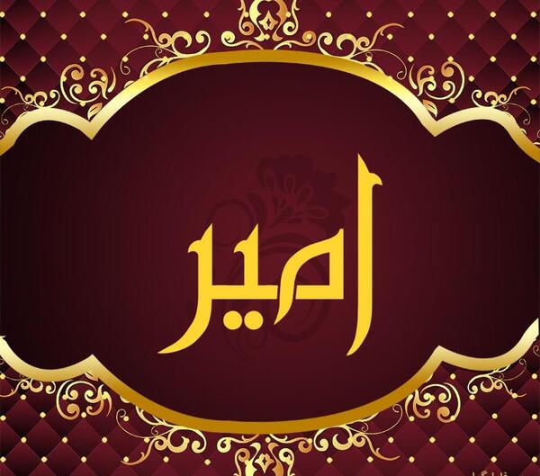 عکس نوشته فانتزی امیر