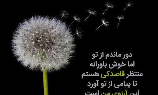 عکس نوشته راجب ارزو