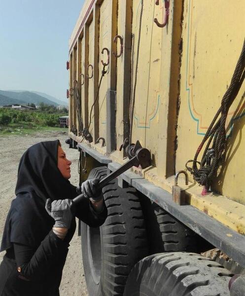 عکس نوشته پدر راننده