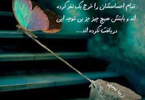 عکس نوشته اهنگ پروانه