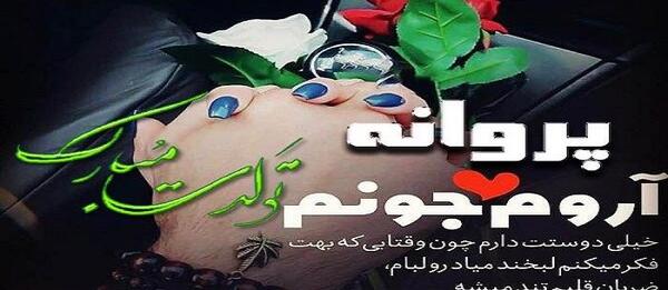 عکس نوشته تولدت مبارک آبجی پروانه