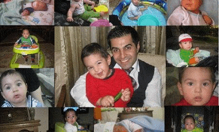 عکس نوشته پسرم چه زود بزرگ شدی