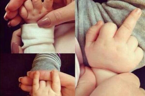 عکس نوشته نوزاد پسرم