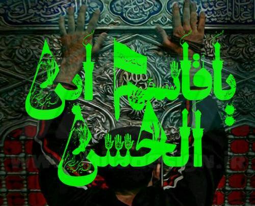 عکس نوشته تولد قاسم ابن الحسن