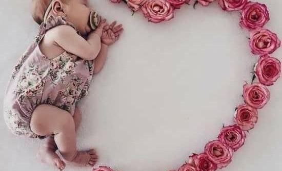 عکس نوشته تولد نوزاد دختر