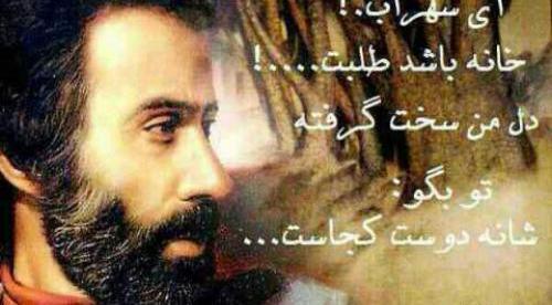 عکس نوشته حسین پناهی احترام گذاشتیم