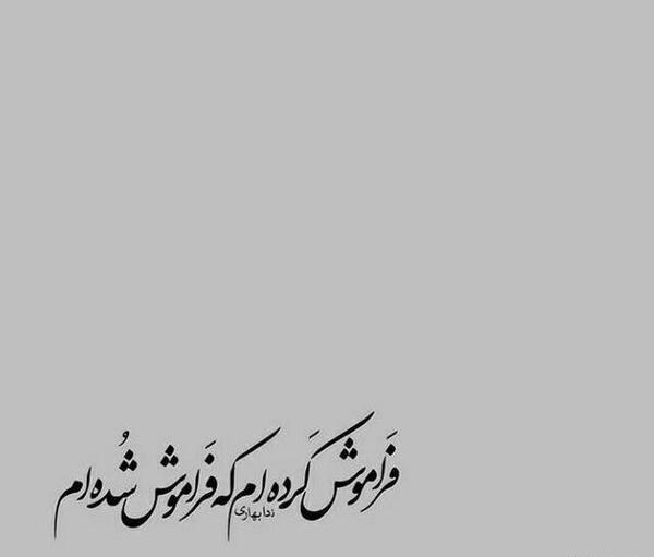 عکس نوشته حسین پناهی احترام گذاشتیم