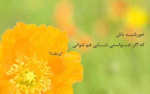 عکس نوشته خورشید باش