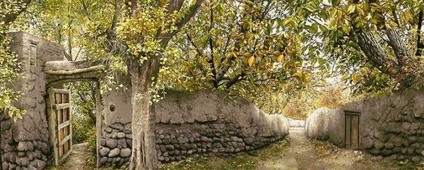 عکس نوشته کوچه باغ خاطره ها