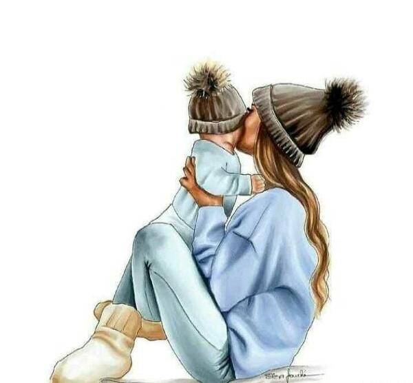 عکس نوشته دختر خاله شدنم مبارک