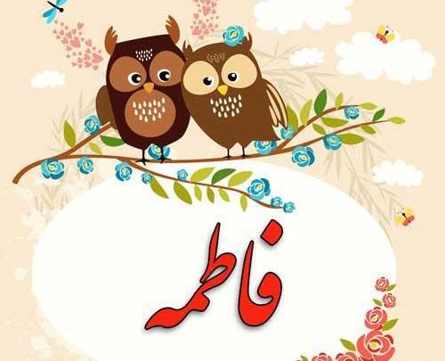 عکس نوشته رضا فاطمه