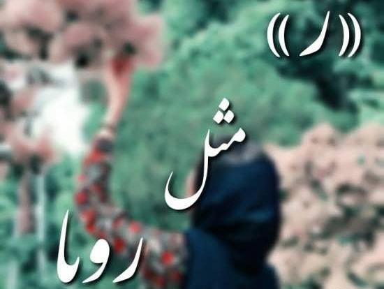 عکس نوشته ی رویا جان تولدت مبارک
