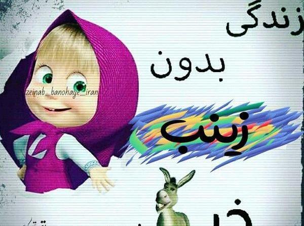 عکس نوشته اسم زینب جدید