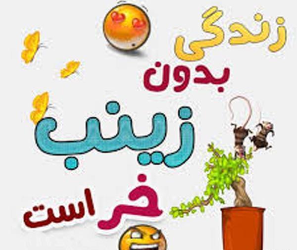 عکس نوشته زینب مهدی