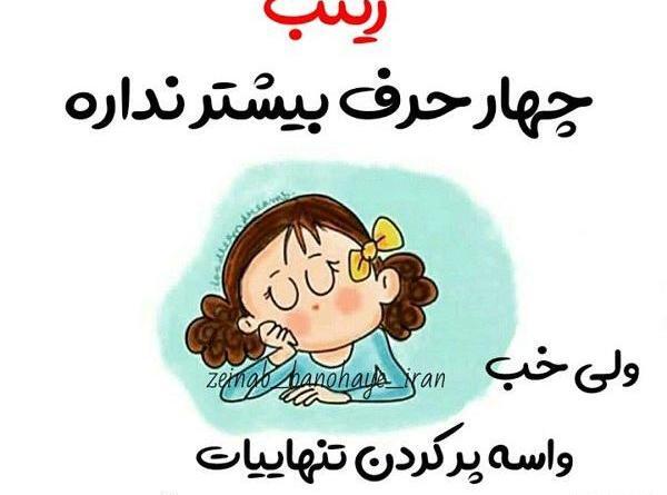 عکس نوشته زینب ها