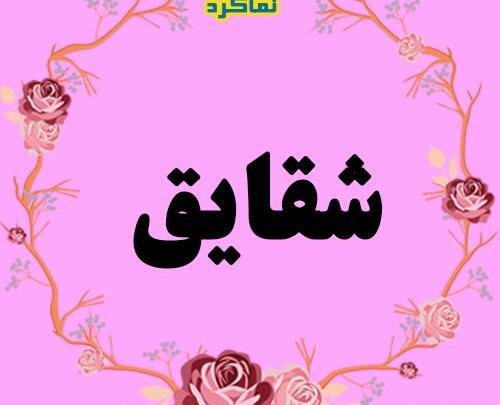عکس نوشته اسم شقایق جدید