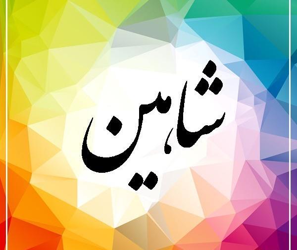 عکس نوشته اسم شاهین
