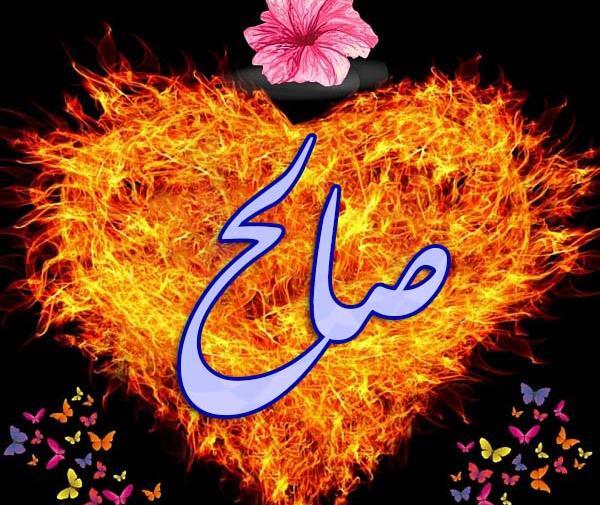 دانلود عکس نوشته صالح برای پروفایل