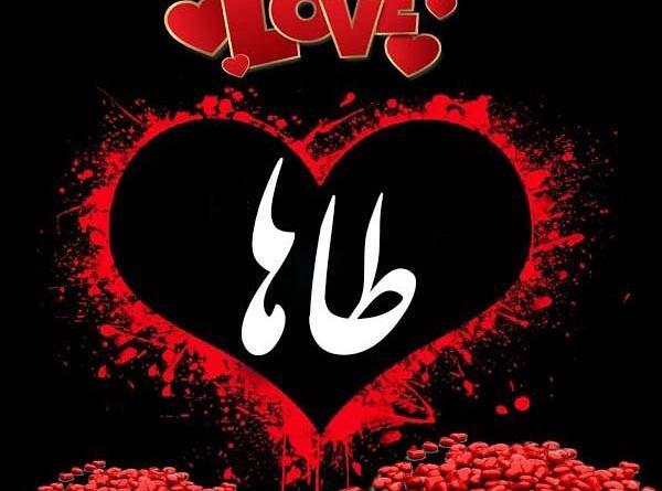 عکس نوشته اسم طاها