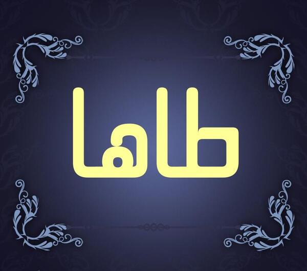 عکس نوشته دار طاها