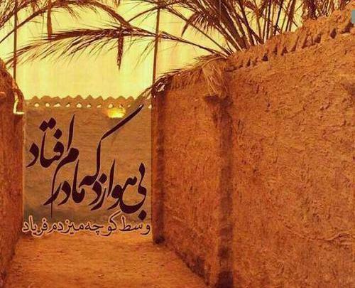 عکس نوشته یا علی رفتم بقیع اما چه سود