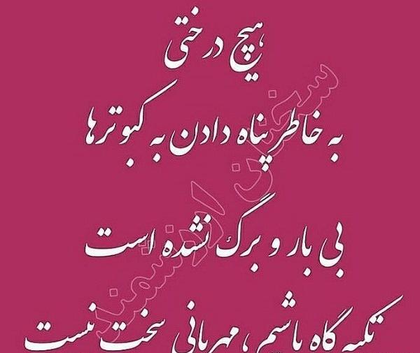 عکس نوشته قلبی مهربان