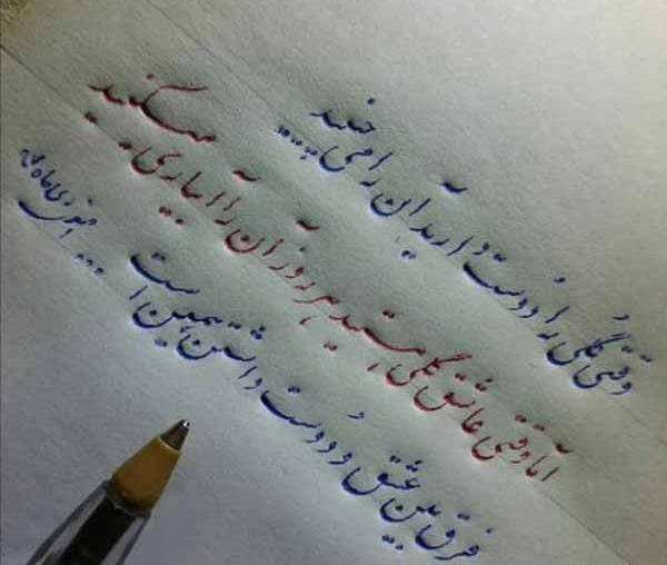 عکس نوشته وقتی گلی را دوست دارید