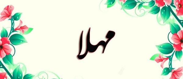 عکس نوشته محمد و مهلا