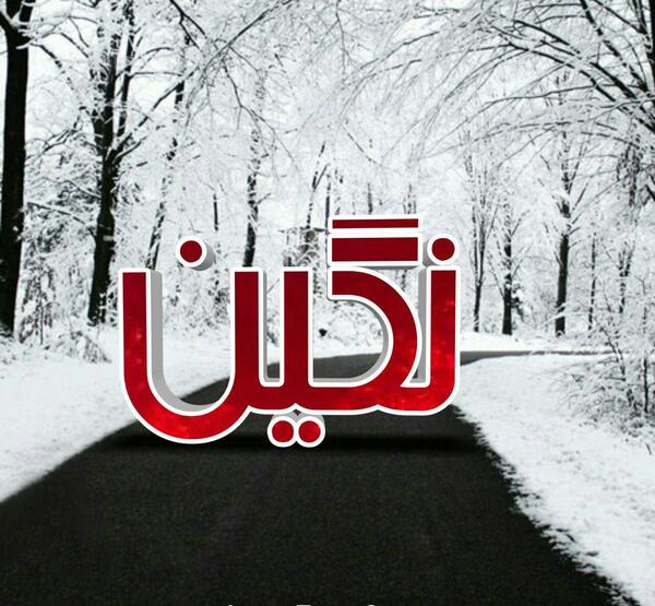 عکس نوشته نگین برای پروفایل
