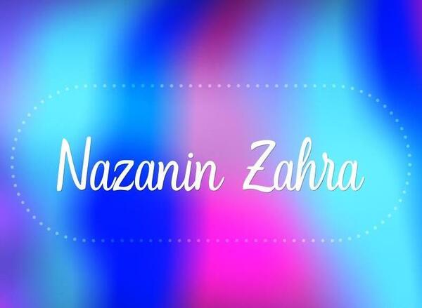 عکس نوشته اسم نازنین به انگلیسی
