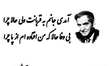 عکس نوشته آمدی جانم به قربانت ولی حالا چرا