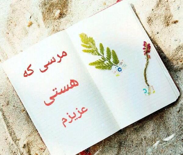 عکس نوشته مرسی هستی